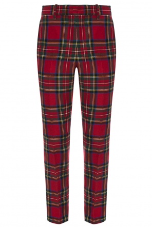 Checked pleat-front trousers, zdjęcie 1 Checked pleat-front trousers od Burberry